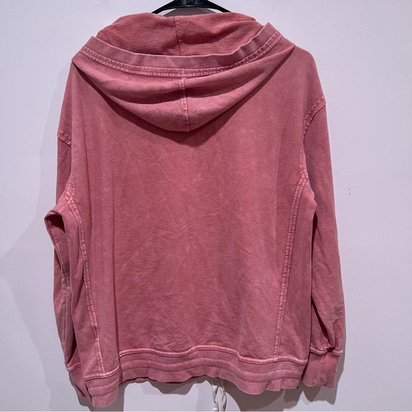 Jane and Delancey Dusty Rose Acid Washed Hoodie - Picture 5 of 5